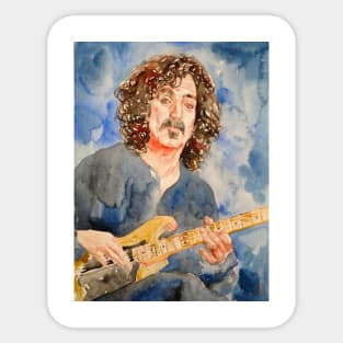 FRANK ZAPPA watercolor portrait.3 Sticker